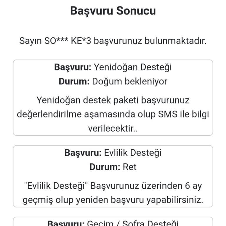 Yenidoğan Destek Paketi Başvurumuzda Gereksiz Bekletilme Ve Bilgilendirme Eksikliği