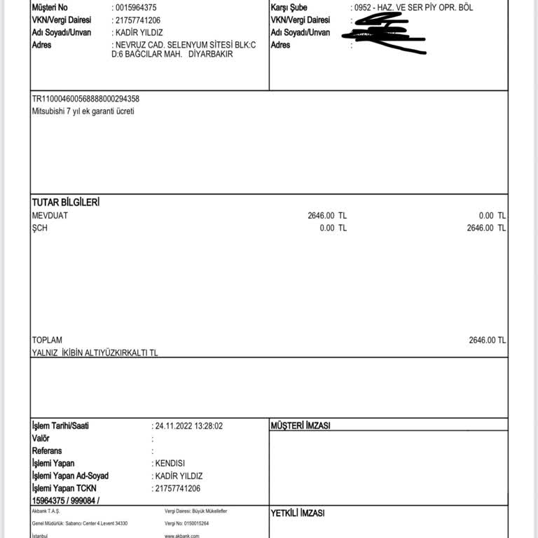 Garanti Uzatma Ücreti Alındı, İşlem Yapılmadı!