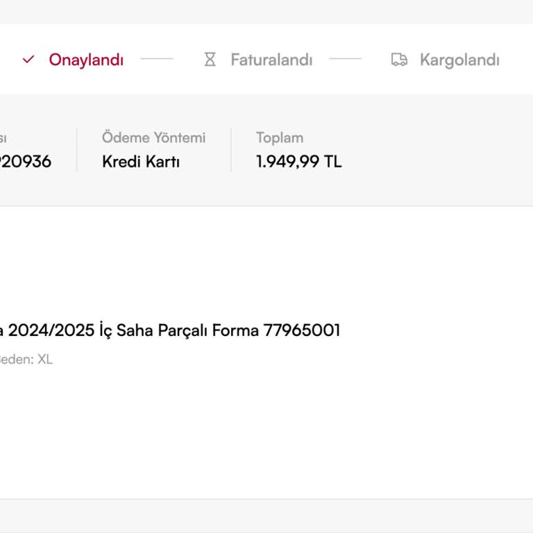 GS Store Babalar Günü İçin Aldığım Forma 1,5 Ay Geçmesine Rağmen Kargolanmadı