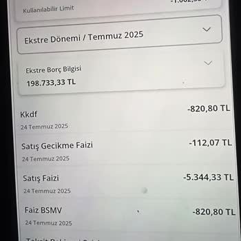 Denizbank Kredi Kartımdan Haksız Faiz Ve Kesinti Yapıldı, İade İstiyorum!