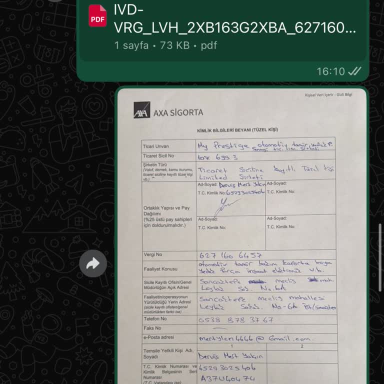 Araç Onarımı Ve Ödeme Sürecinde Yaşanan Sorunlar