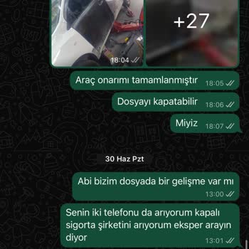 Araç Onarımı Ve Ödeme Sürecinde Yaşanan Sorunlar