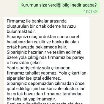 İptal Edilen Siparişimde Param Bir Haftadır İade Edilmiyor