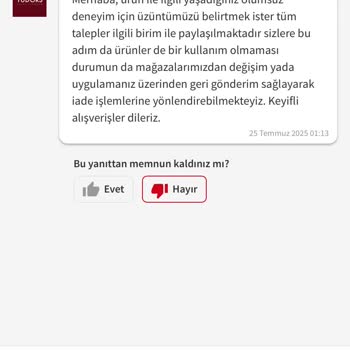 Aldığım Jogger Pantolon Kullanılmadan Bozuldu, Mağduriyetim Giderilmiyor