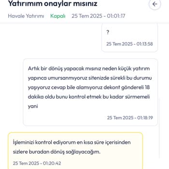 Slotin Sitesinde Para Çekme Ve Canlı Destek Sorunu
