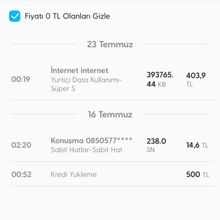 Turkcell Yüksek İnternet Ücreti Ve Sürekli Şebeke Problemi Mağduriyeti