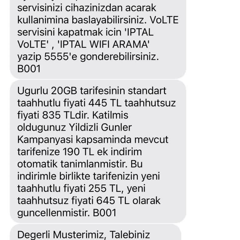 Faturada Beklenmeyen Yüksek Ücret Ve Müşteri Hizmetlerine Ulaşılamıyor