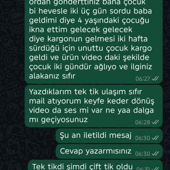 Satın Aldığım Üründe Sorun Yaşadım, İletişim Ve Destek Yetersiz