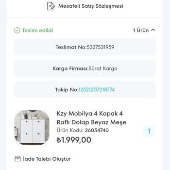 Ayakkabılık Siparişim İade Edildi Ama Param Geri Ödenmedi