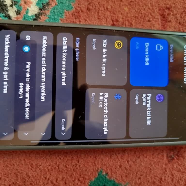 Ekran Değişiminden Sonra Parmak İzi Sorunu Yaşıyorum