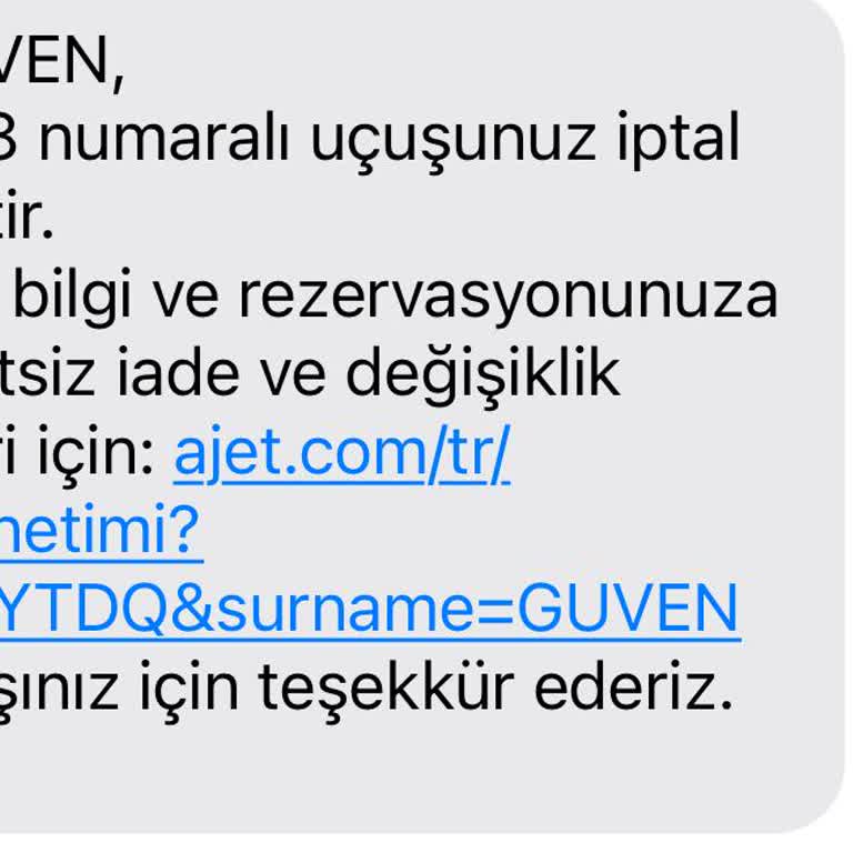 Uçuş İptali Sonrası İlgisizlik Ve Mağduriyet Yaşadık