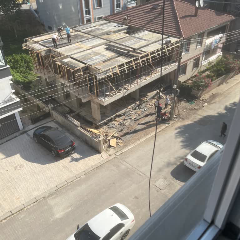 Sabahın Köründe Bitmeyen İnşaat Gürültüsü