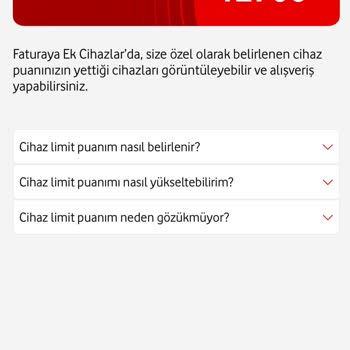 Vodafone'da Limit Puan Sorgulama Sorunu Ve Uzayan Sistem Hatası