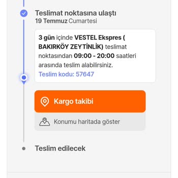 Teslimat Noktasında Kod Hatası: Ürünlerime Ulaşamıyorum