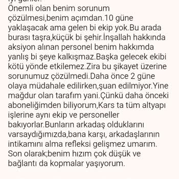 Kablo Net Teknik Servis Sorunu Ve Yetersiz Destek Nedeniyle Mağduriyet