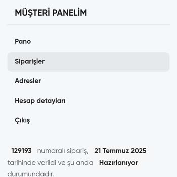 Siparişim Günlerdir Hazırlanıyor Ve Müşteri Hizmetlerine Ulaşılamıyor