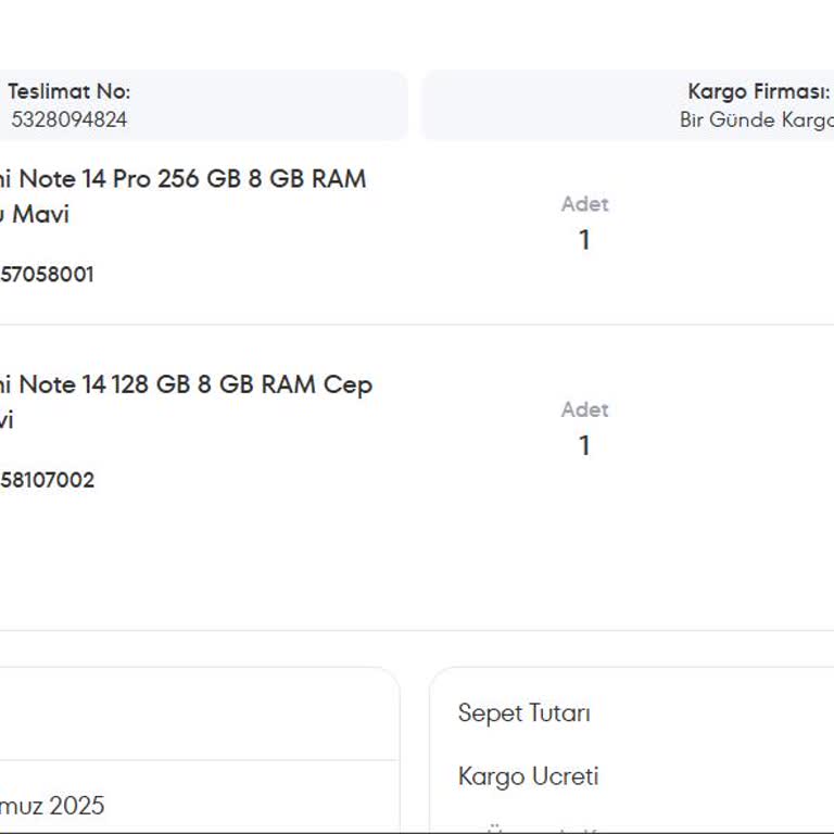 A101'den Sipariş Verdim, Ürünler Teslim Edilmedi Ve Müşteri Hizmetlerinden Sonuç Alamadım