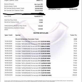 Facebook İzinsiz Para Çekimi Ve Yetersiz Müşteri Hizmeti