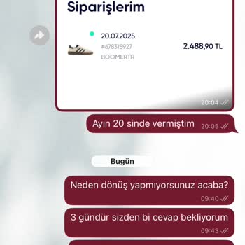 Siparişim Ne Kargoya Verildi Ne De Yanıt Geldi: Mağdur Ediliyorum