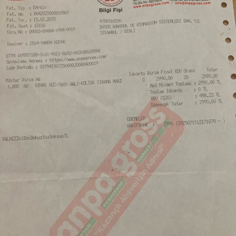 Sinbo Halı Yıkama Makinesi İadesi Reddedildi Mağduriyetim Nasıl Giderilecek