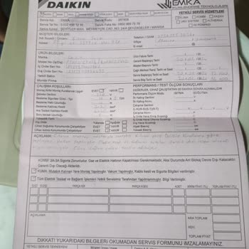 Yeni Takılan Daikin Klimadan Sürekli Sorun Yaşıyorum, Servis Yetersiz