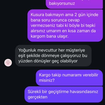 Sipariş Sonrası İletişimsizlik Ve Ürün Teslim Edilmedi