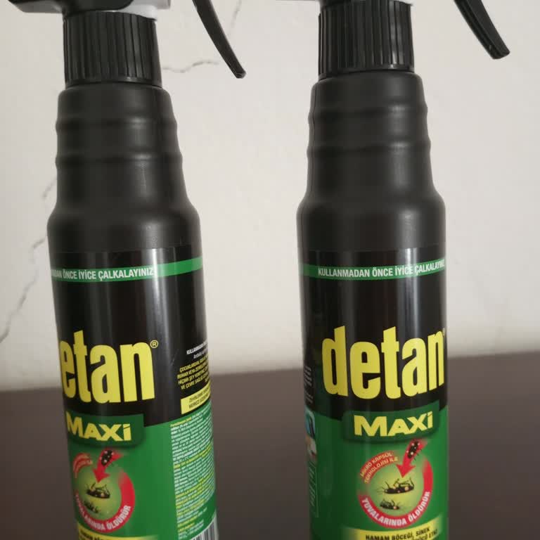 Detan Maxi Böcek İlacında Sürekli Püskürtme Mekanizması Arızası