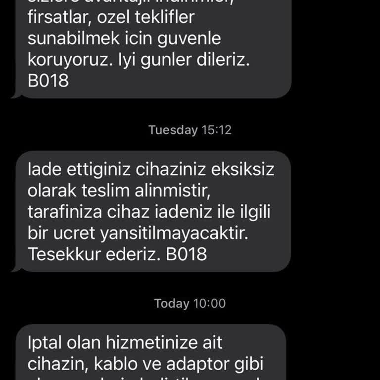 İptal Edilen Üyelik Sonrası Teslim Edilen Cihaz İçin Haksız Ücret Talebi
