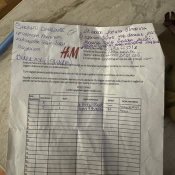 H&M İade Sürecinde Yaşanan Sürekli Gecikme Ve Belirsizlik