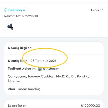 A101'den Aldığım Motosiklet Teslim Edilmiyor, Süreç Tam Bir Hayal Kırıklığı