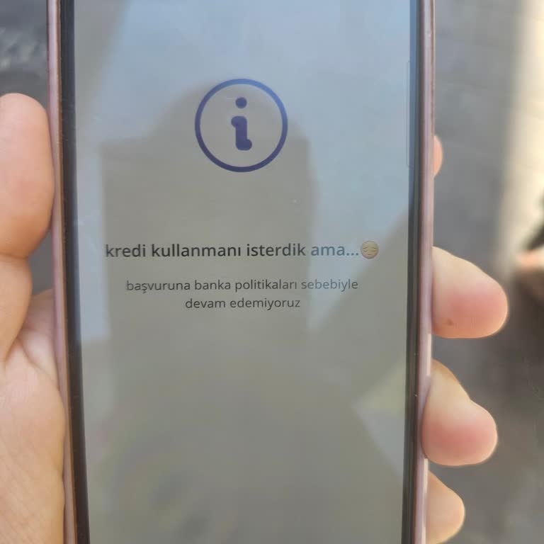 Kredi Notum Yüksek Olmasına Rağmen Kredi Verilmedi