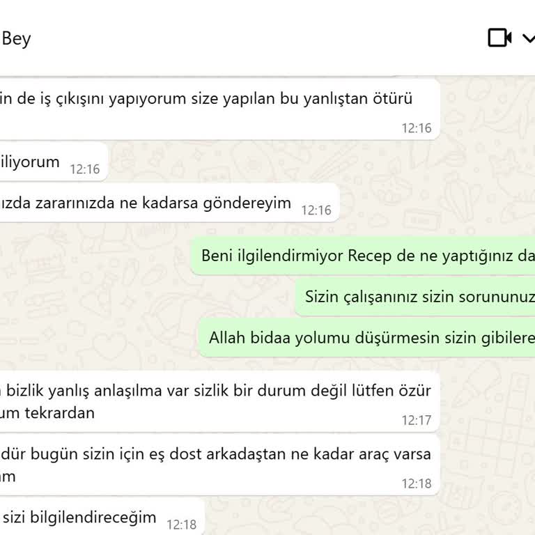Kapora Verdiğim Aracı Başkasına Sattılar, Üstüne Saygısız Davranışlar!
