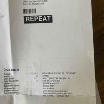 Media Markt'tan Alınan İphone'un Sigortalı Onarımı Gerçekleştirilmiyor
