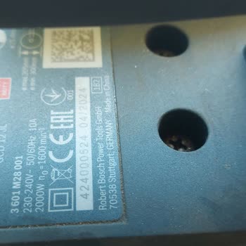 Bosch Metal Kesici Testere Garanti Kapsamına Alınmadı