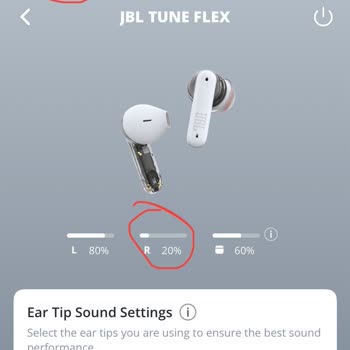JBL Tune Flex NC Kulaklığın Sağ Tekinde Erken Şarj Bitme Sorunu Ve Değişim Talebi
