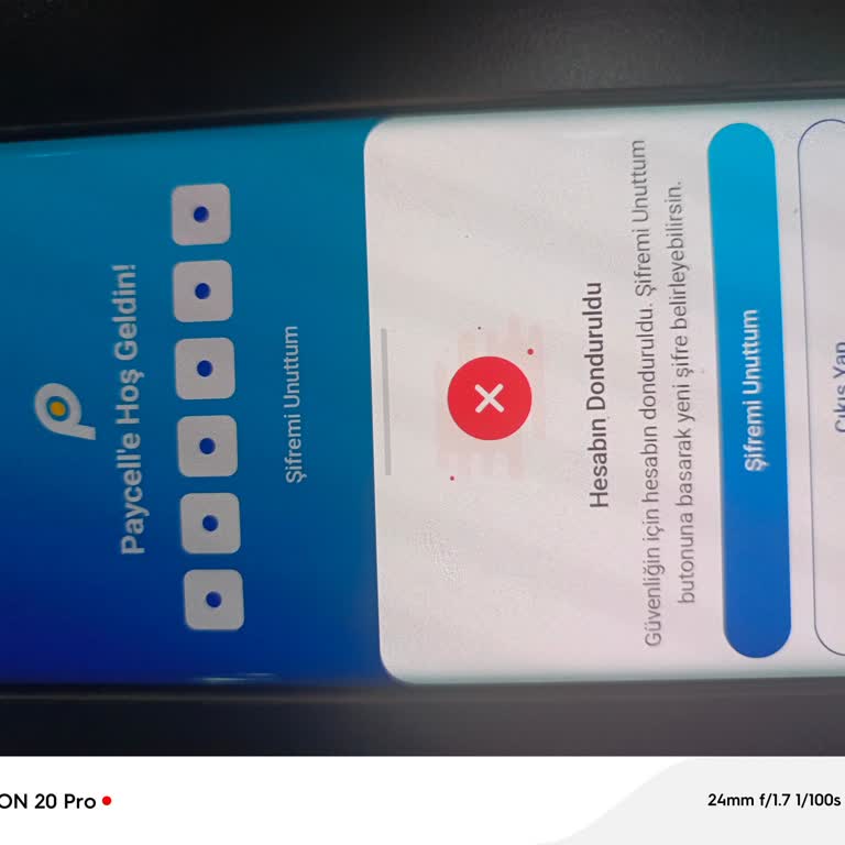 Şifre Yenileme Ve Sim Blokesi Sorunu Nedeniyle Hesaba Erişemiyorum