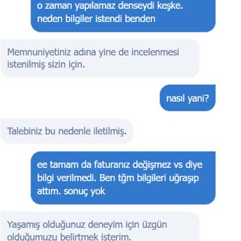 Kurumsal Fatura Talebim Karşılanmadı, Müşteri Hizmeti Yetersiz