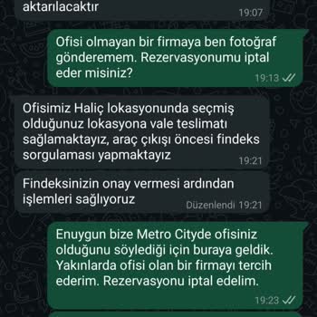 Enuygun.com Üzerinden Araç Kiralamada Hizmet Eksikliği Ve İade Mağduriyeti