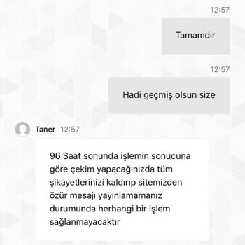 Kazanç Sonrası Çekim İşlemi Haksız Yere Engellendi
