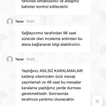Kazanç Sonrası Çekim İşlemi Haksız Yere Engellendi