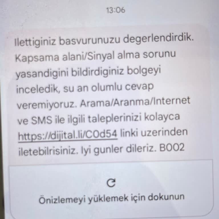 Turkcell'de Kapsama Sorunu Ve Yetersiz Müşteri Hizmeti