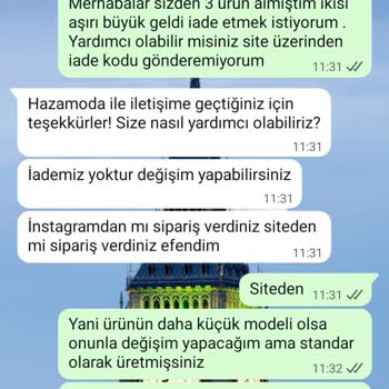 İade Hakkım Kısıtlandı, Değişimle Sınırlandırıldım