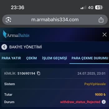 Ödeme Yapılmayan Çekim Talebi Ve Mağduriyet