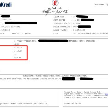 SWIFT İle Gönderilen Paradan Yapılan Yüksek Kesintilerin Açıklanamaması