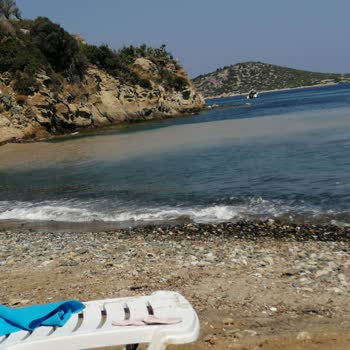 Bodrum Belediyesi Koyunbaba Halk Plajına Akan Ne Olduğu Belli Olmayan Şey