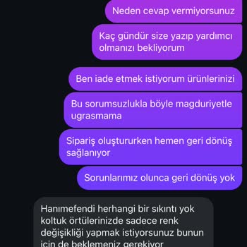Yanlış Renk Gönderimi Ve Değişim İçin Ek Ücret Talebi