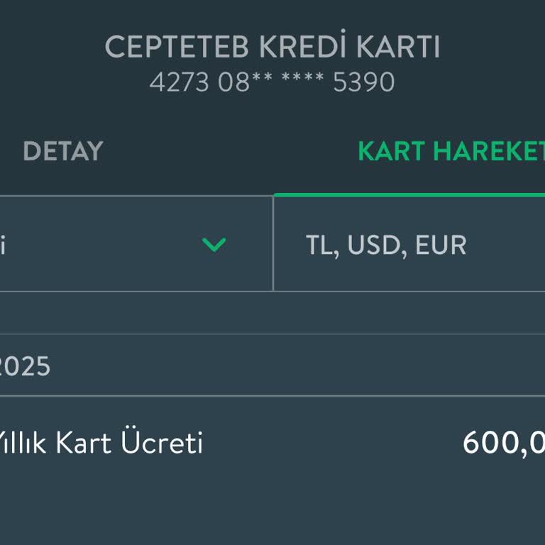 Yıllık Kart Aidatı İadesi Talebim Ve Hukuki Haklarım