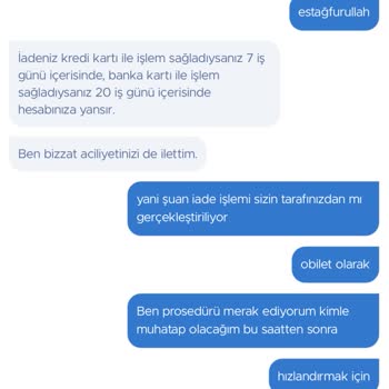 Obilette İki Kez Çekilen Ödeme İçin Bilet Verilmedi İade Yapılmıyor