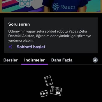Udemy'den İndirilen Videolar Hesaptan Çıkış Sonrası Görünmüyor