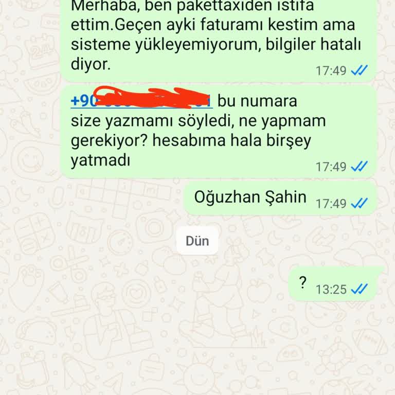Kartal Pakettaxi’de Ödeme Sorunu Ve İlgisizlik Mağduriyeti